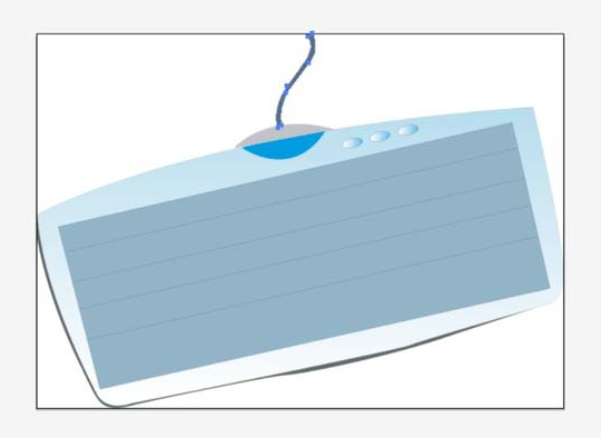 ai怎么画电脑卡通键盘