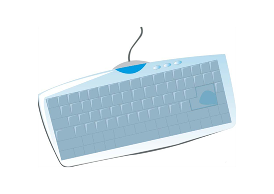 ai怎么画电脑卡通键盘