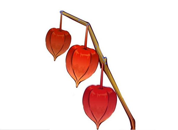 ai怎么画新鲜灯笼果