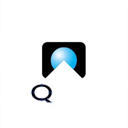 ai怎么设计QAD标志