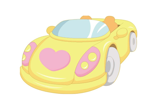 ai怎么画儿童玩具汽车