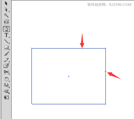 AI中给矩形裁切一角