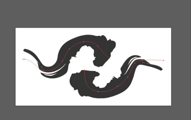 Ai怎么转曲设计梦幻LOGO