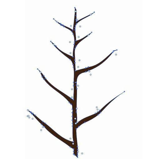 AI怎么画小树苗插画