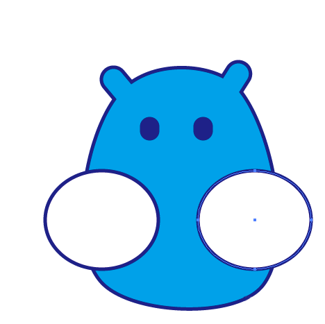 ai怎么画河马头像