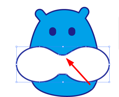 ai怎么画河马头像