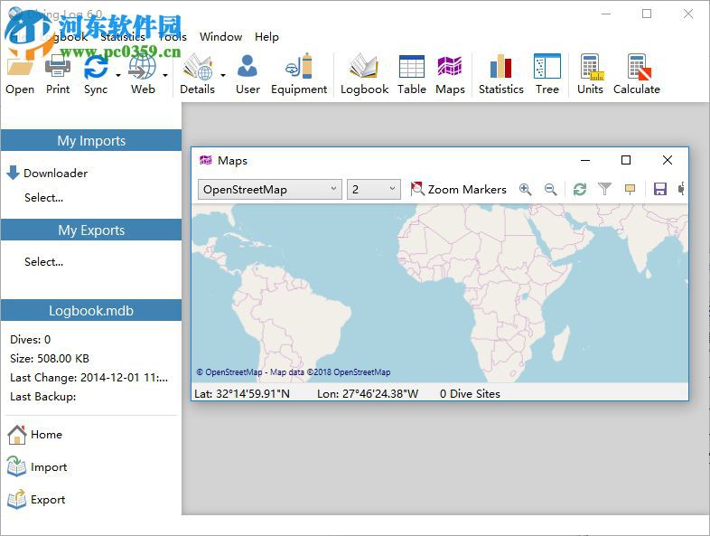 Diving Log 6安装破解激活的教程