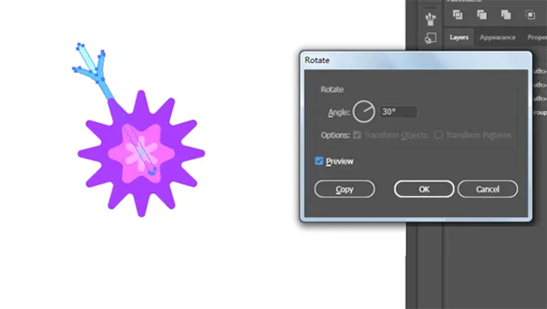 AI怎么画矢车菊