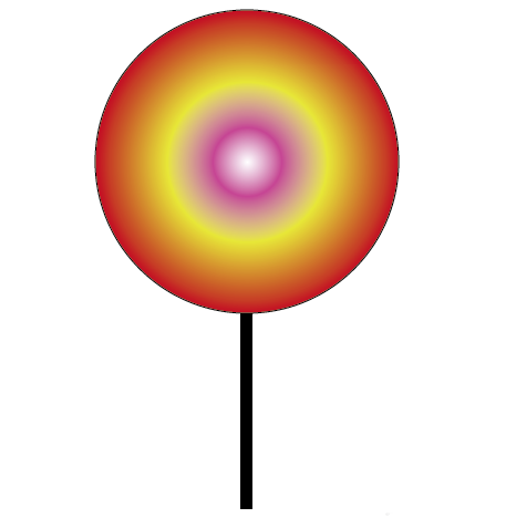 AI怎么画棒棒糖