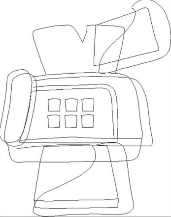 ai怎么画传真机图案