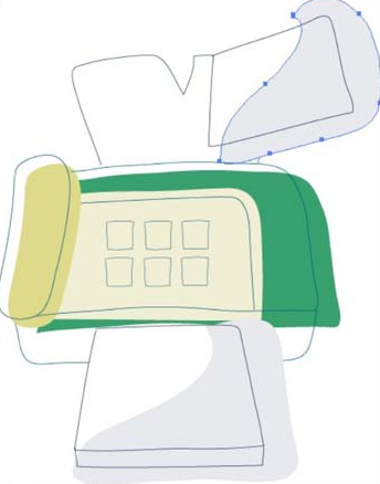 ai怎么画传真机图案