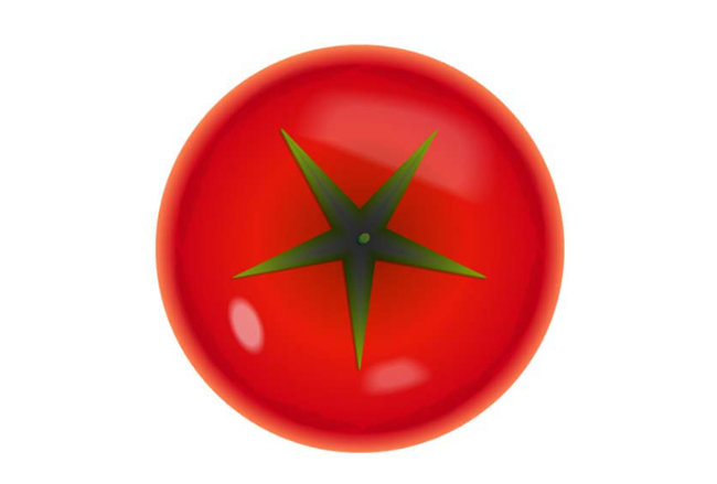 AI怎么画西红柿图案