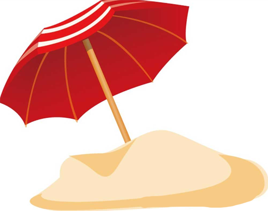 AI怎么画沙滩上的伞