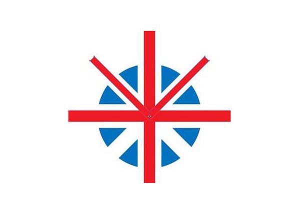 衣领上英国国旗标志怎么设计