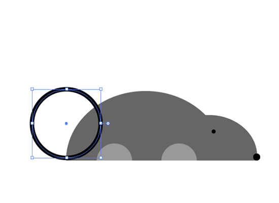 简单的小老鼠用AI怎么画