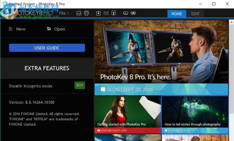 FXhome PhotoKey 8安装破解教程