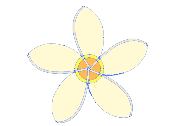 茉莉花矢量图怎么画