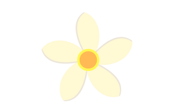 茉莉花矢量图怎么画