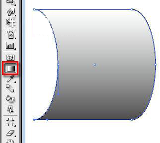 AI圆柱怎么加阴影