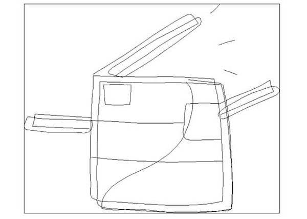 ai怎么画卡通复印机