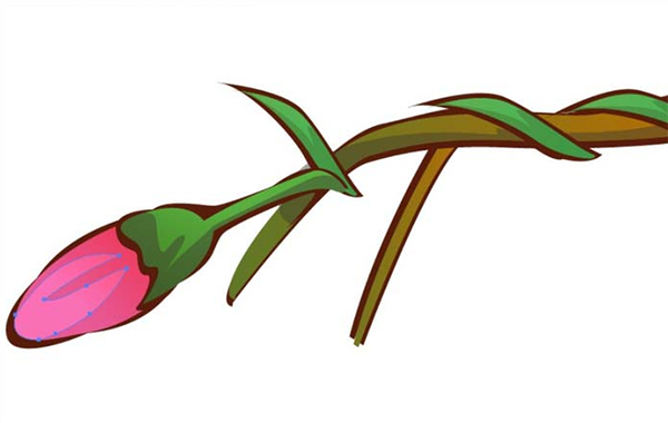 AI怎么画海棠花