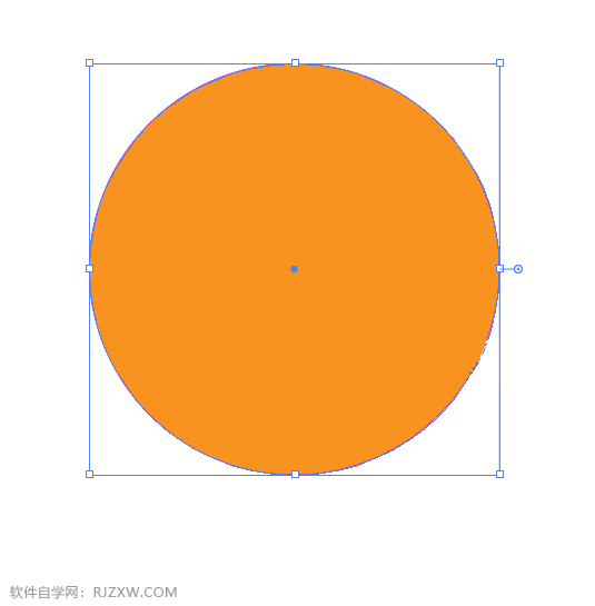 Ai怎么绘制渐变双圆形