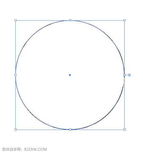 Ai怎么绘制渐变双圆形