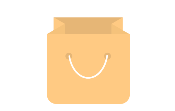 AI怎么画纸质购物袋