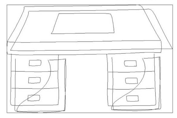 AI怎么画老师办公桌简笔画