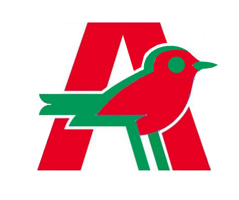 AI怎么设计A字母与鸟组合的LOGO