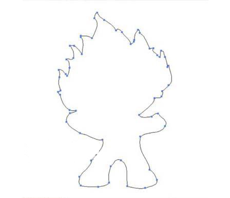 AI格式的福娃画法步骤