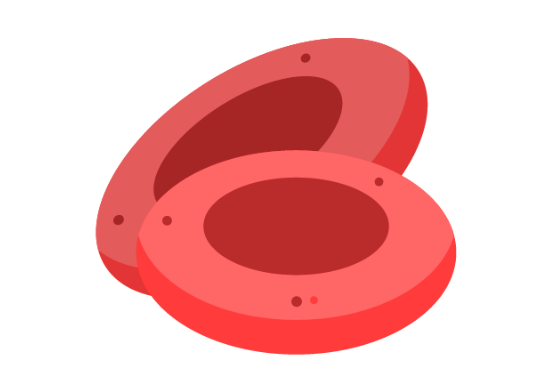 AI绘制镜检红细胞标志