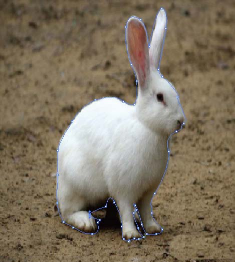 ai怎么绘制兔子剪影