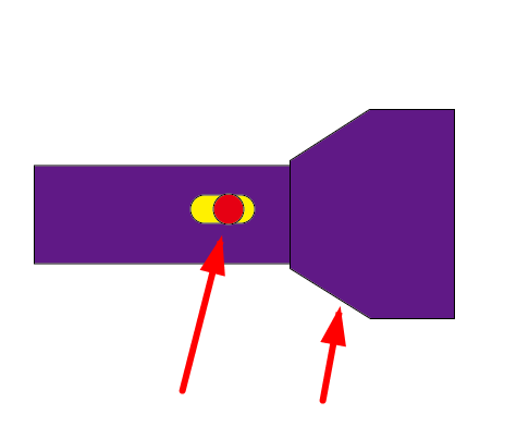 AI怎么绘制一个简单的手电筒图案