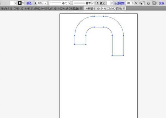 ai怎么绘制小金锁图案