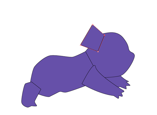 ai怎么绘制小拉达角色？