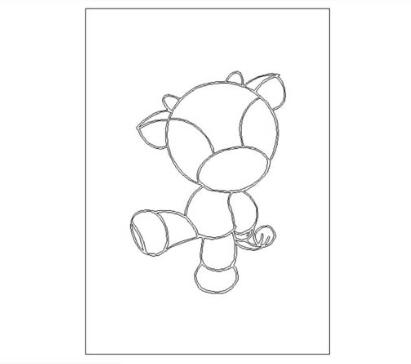 AI怎么绘制小牛吉祥物？