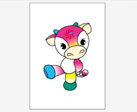 AI怎么绘制小牛吉祥物？