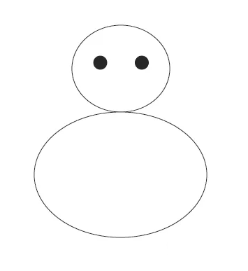 ai怎么绘制简易雪人