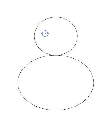 ai怎么绘制简易雪人