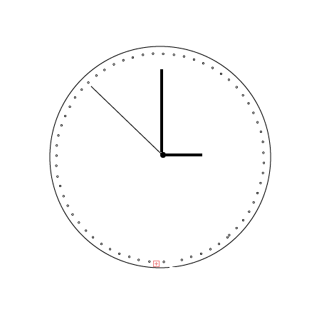 AI怎么绘制简洁数字时钟？
