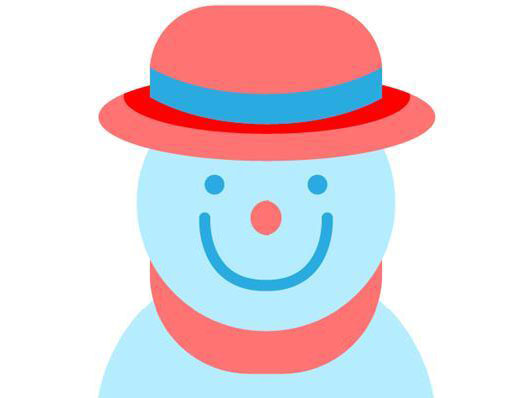 ai怎么绘制圣诞雪人