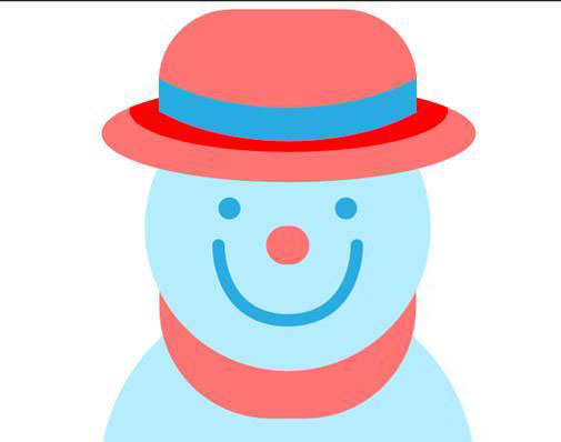 ai怎么绘制圣诞雪人