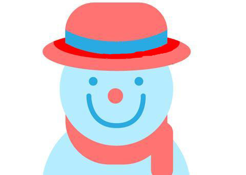 ai怎么绘制圣诞雪人