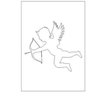 ai怎么绘制丘比特爱天使