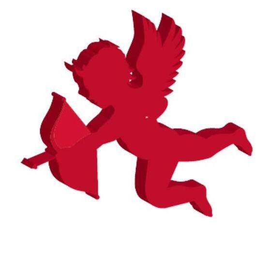 ai怎么绘制丘比特爱天使