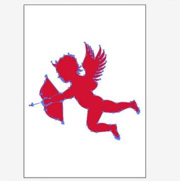 ai怎么绘制丘比特爱天使