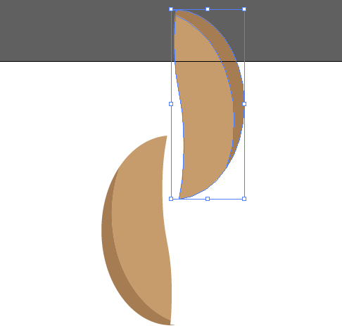 ai怎么绘制咖啡豆呢？