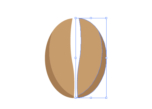 ai怎么绘制咖啡豆呢？