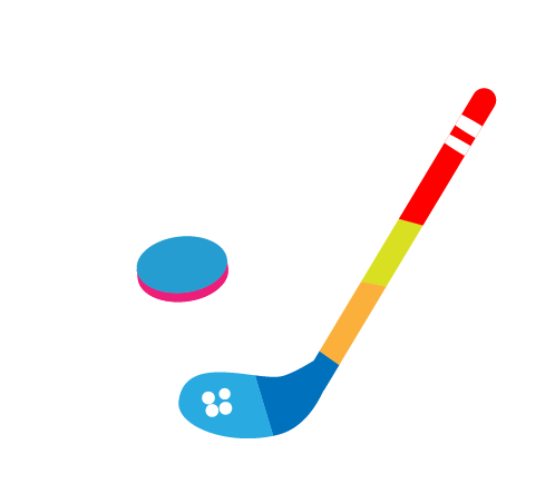 AI怎么绘制冰球棍图案